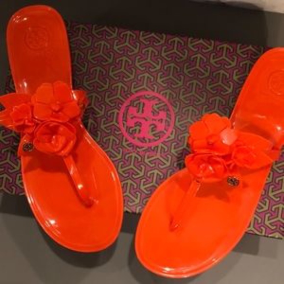 6/29*PRICE DROP*NIB (Sz-7) T. BURCH Blossom Jelly - Picture 3 of 5